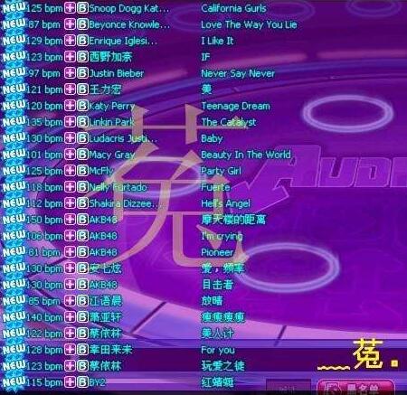 在游戏中有很多的歌曲